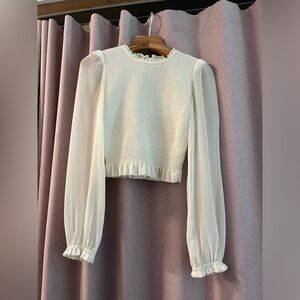 Wilfred ivory blouse xs